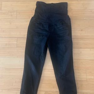 Joe’s Flawless “The Charlie” high rise skinny ankle maternity jeans